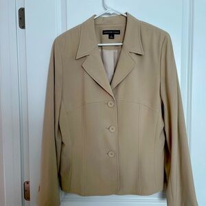 Josephine Chaus Beige Blazer - Size 14